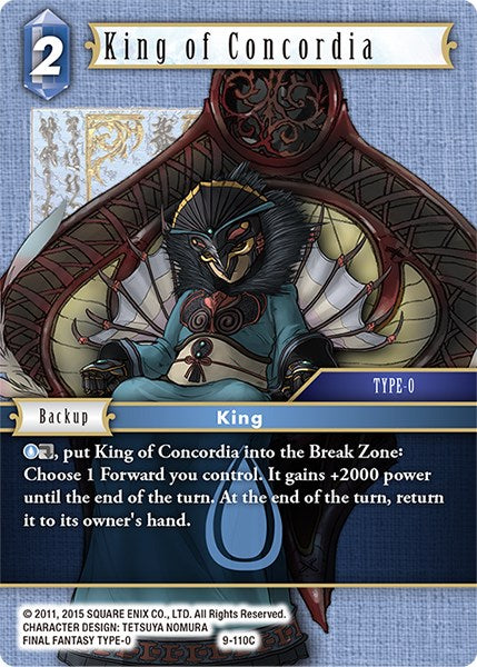 King of Concordia [Opus IX] | Odin's Place