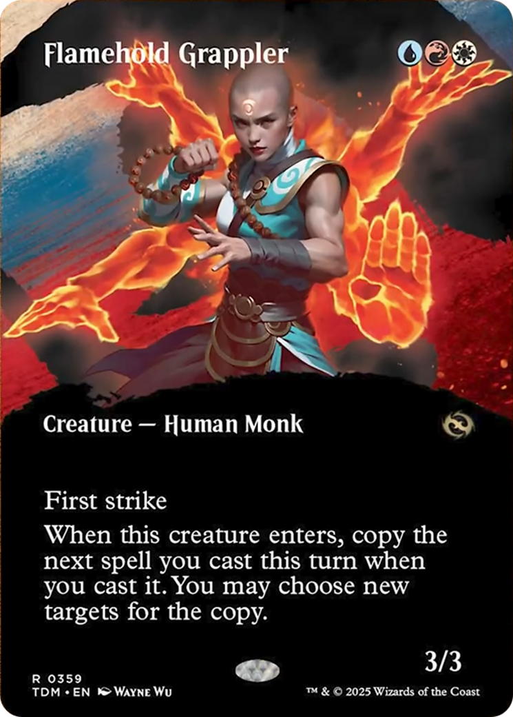 Flamehold Grappler (Borderless) [Tarkir: Dragonstorm] | Odin's Place