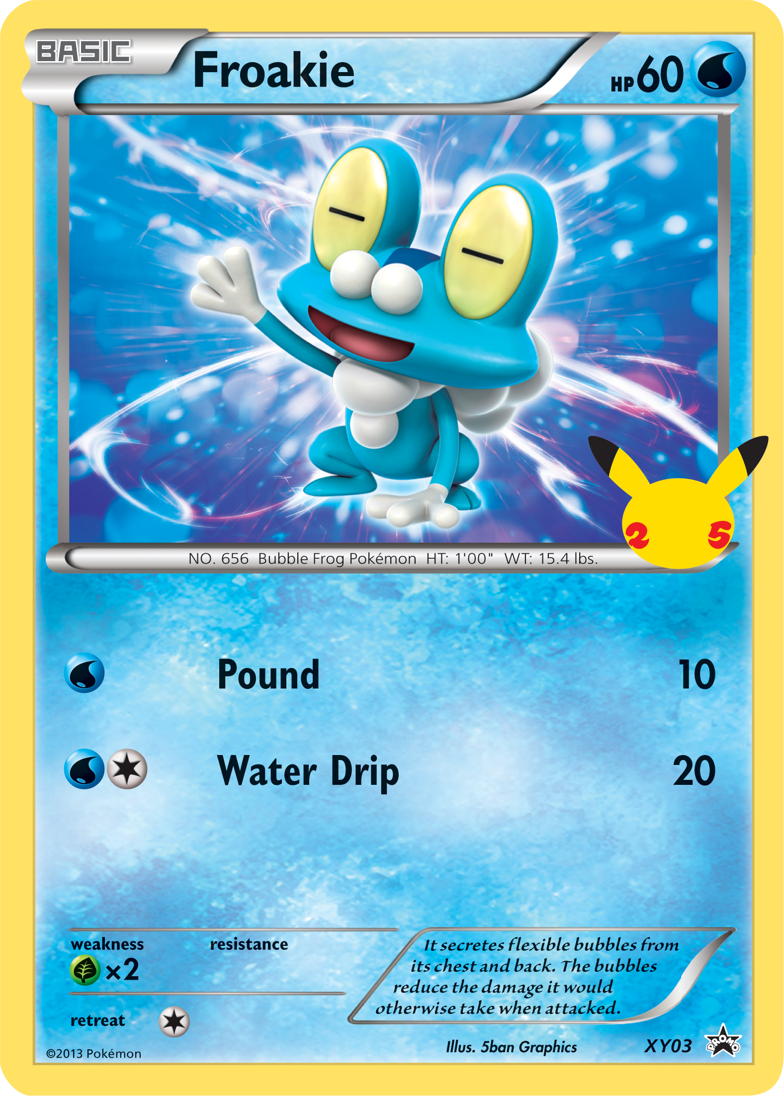 Froakie (XY03) (Jumbo Card) [First Partner Pack] | Odin's Place
