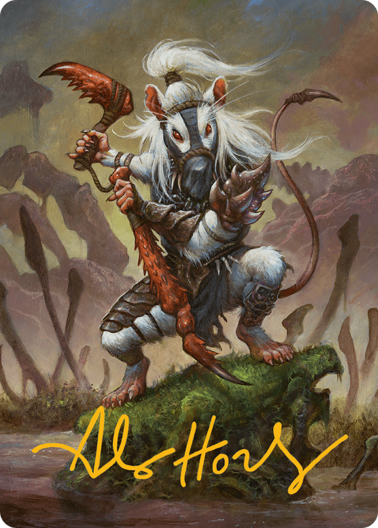 Ink-Eyes, Servant of Oni Art Card (Gold-Stamped Signature) [Bloomburrow Art Series] | Odin's Place