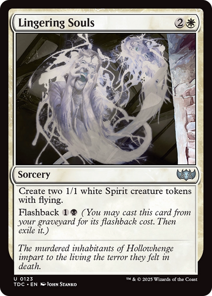 Lingering Souls [Tarkir: Dragonstorm Commander] | Odin's Place