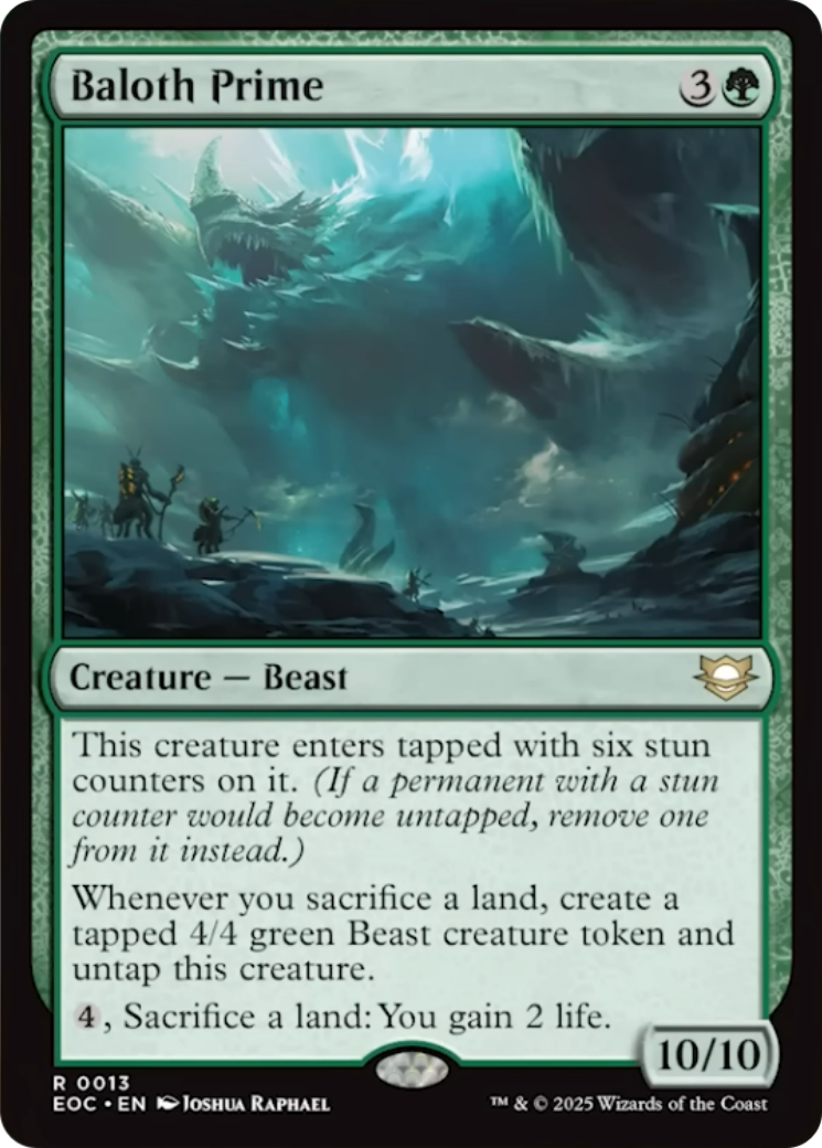 Baloth Prime [Edge of Eternities Commander] | Odin's Place