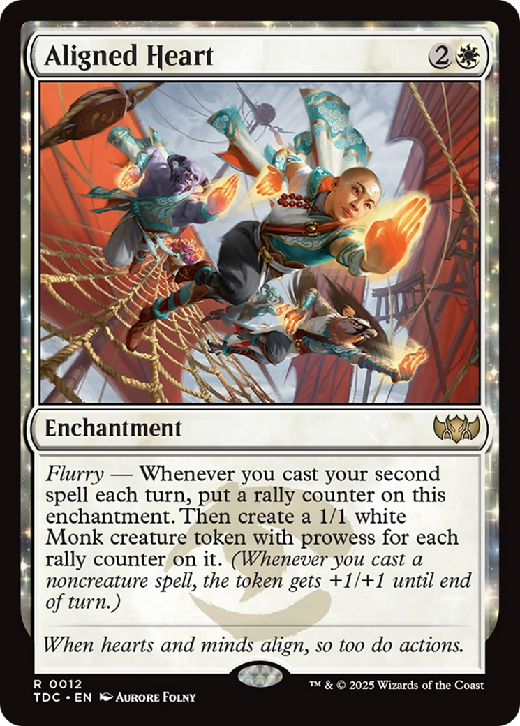 Aligned Heart [Tarkir: Dragonstorm Commander] | Odin's Place