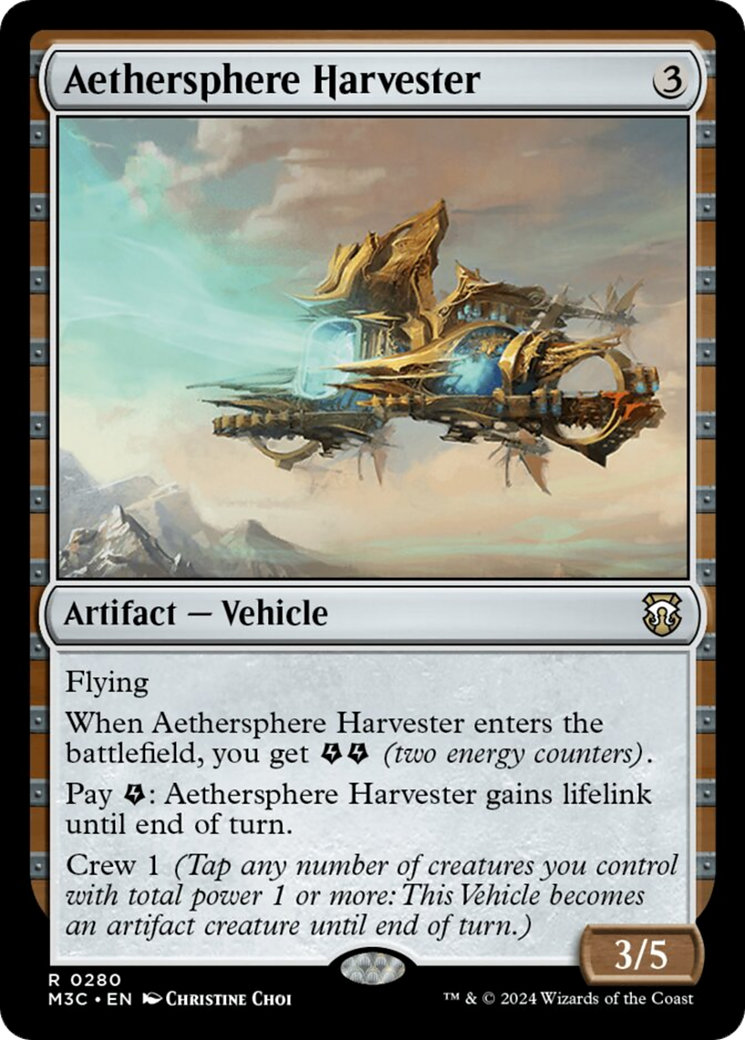 Aethersphere Harvester [Modern Horizons 3 Commander] | Odin's Place