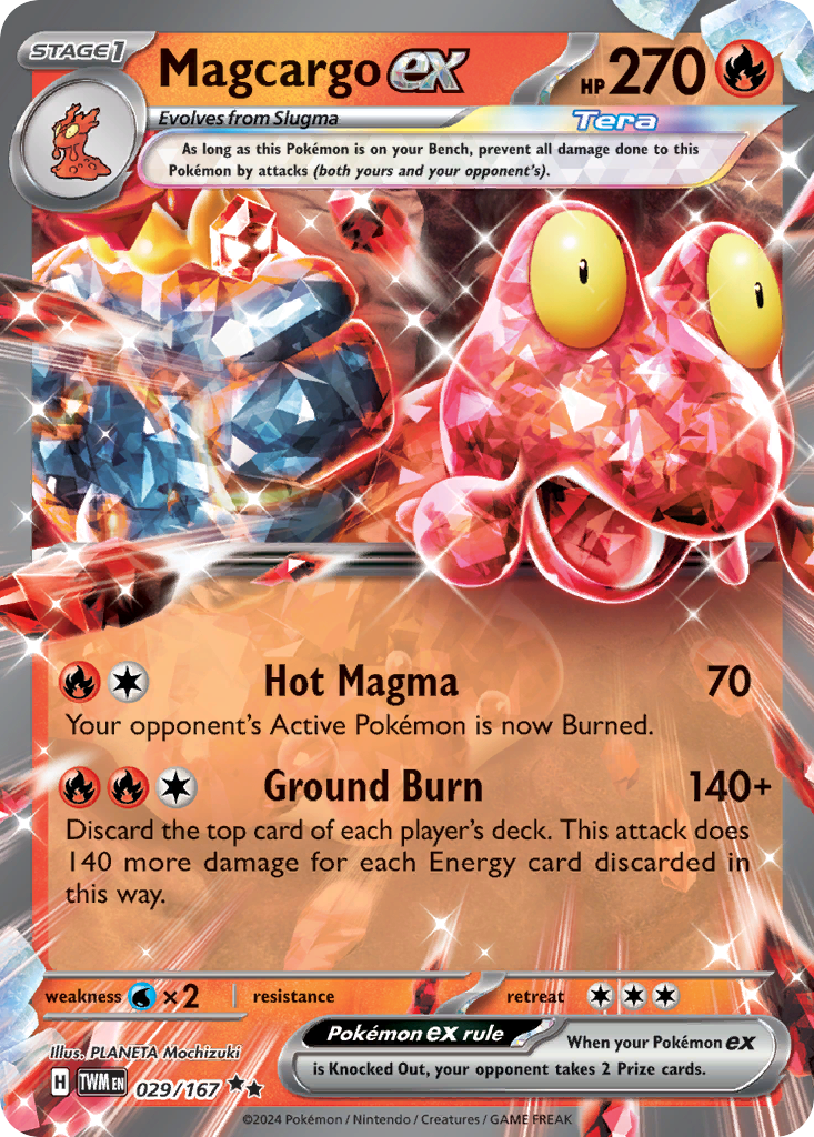 Magcargo ex (029/167) [Scarlet & Violet: Twilight Masquerade] | Odin's Place