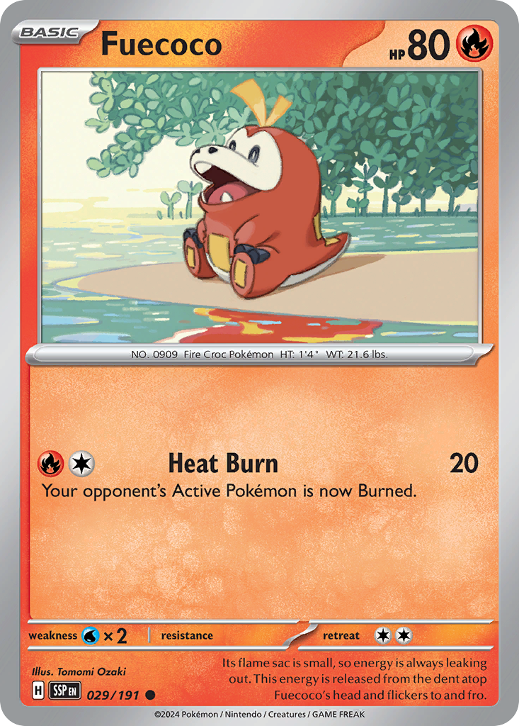Fuecoco (029/191) [Scarlet & Violet: Surging Sparks] | Odin's Place