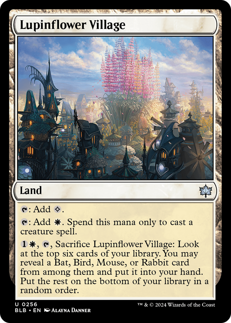 Lupinflower Village [Bloomburrow] | Odin's Place