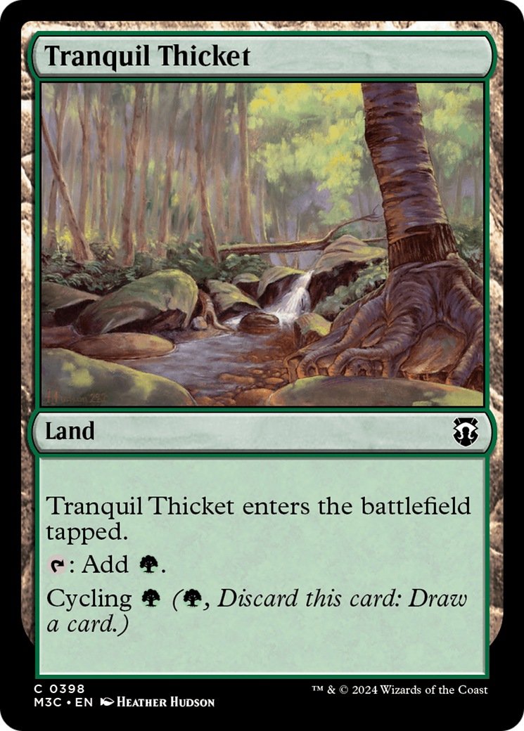 Tranquil Thicket (Ripple Foil) [Modern Horizons 3 Commander] | Odin's Place