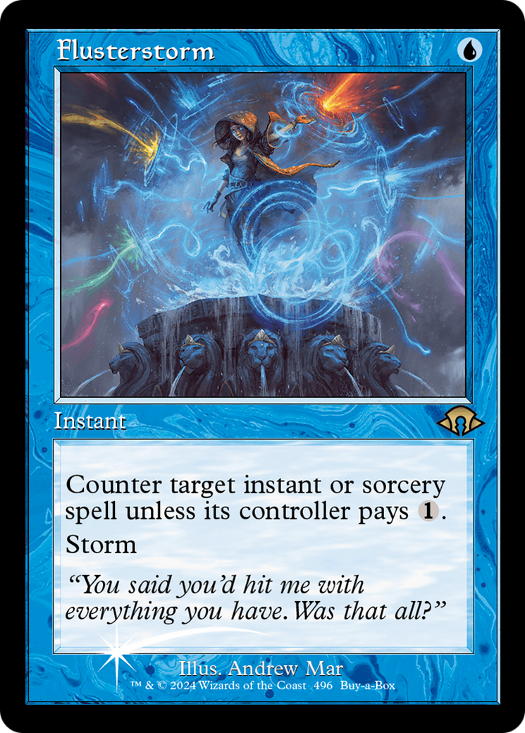 Flusterstorm (Retro Frame) [Modern Horizons 3 Prerelease Promos] | Odin's Place