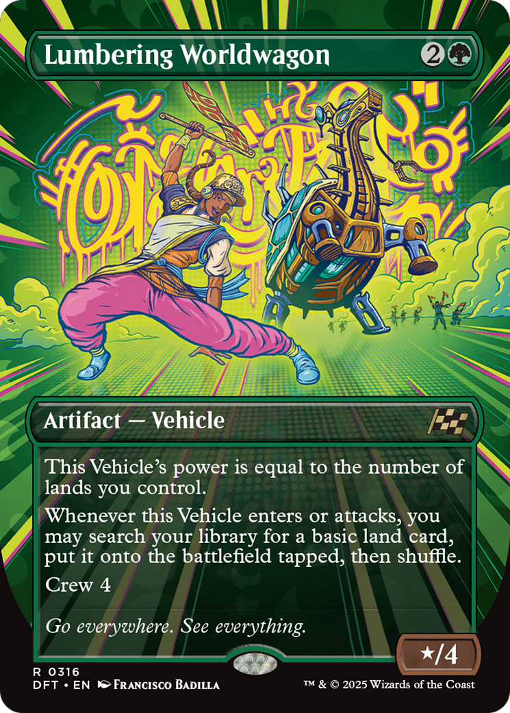 Lumbering Worldwagon (Borderless) [Aetherdrift] | Odin's Place