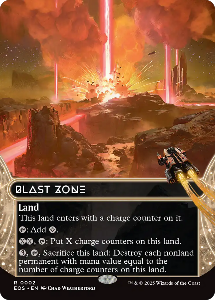 Blast Zone (0002) (Borderless) [Edge of Eternities: Stellar Sights] | Odin's Place