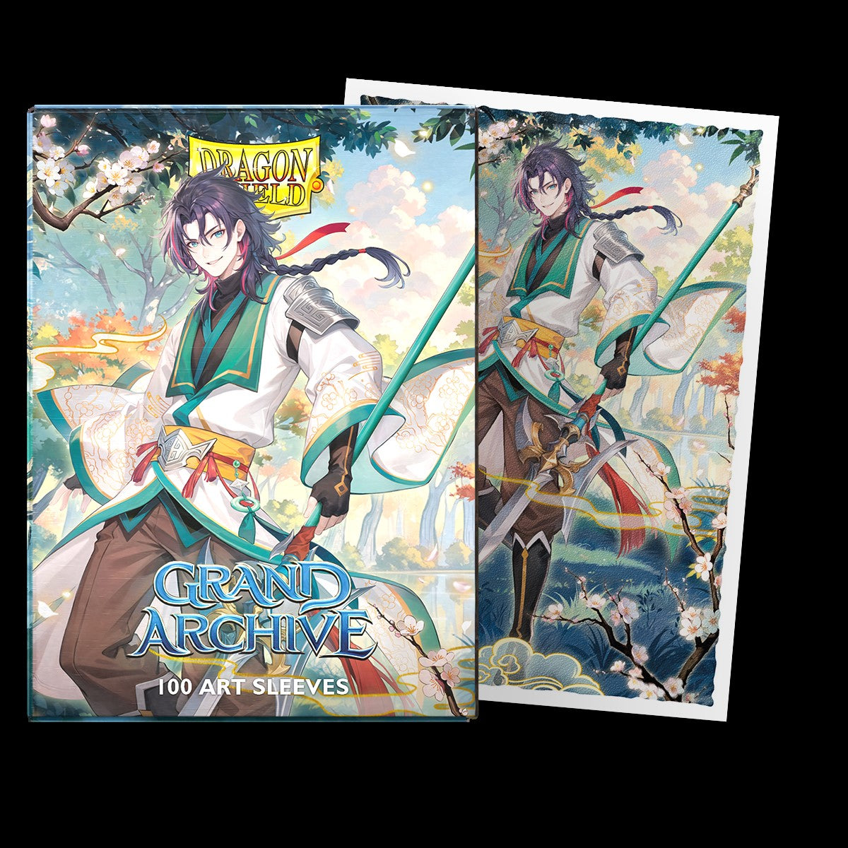 Dragon Shields: (100) Matte Art - Grand Archive - Jin, Fate Defiant | Odin's Place