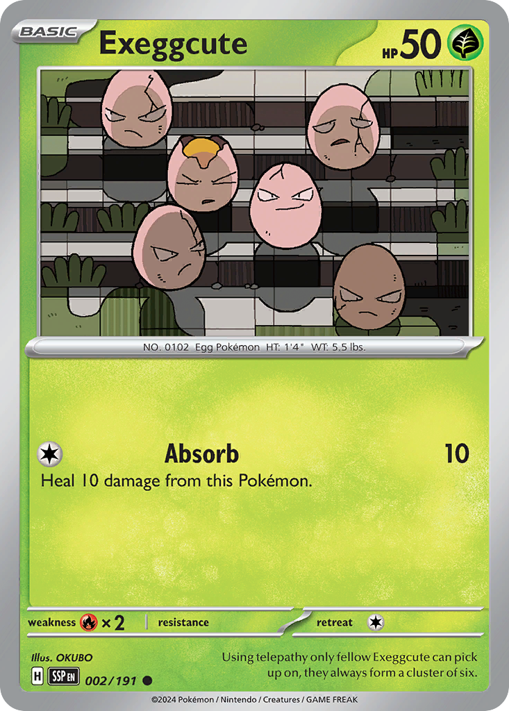 Exeggcute (002/191) [Scarlet & Violet: Surging Sparks] | Odin's Place