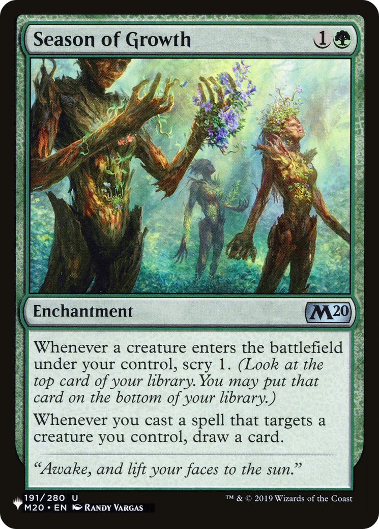 Season of Growth [The List] | Odin's Place