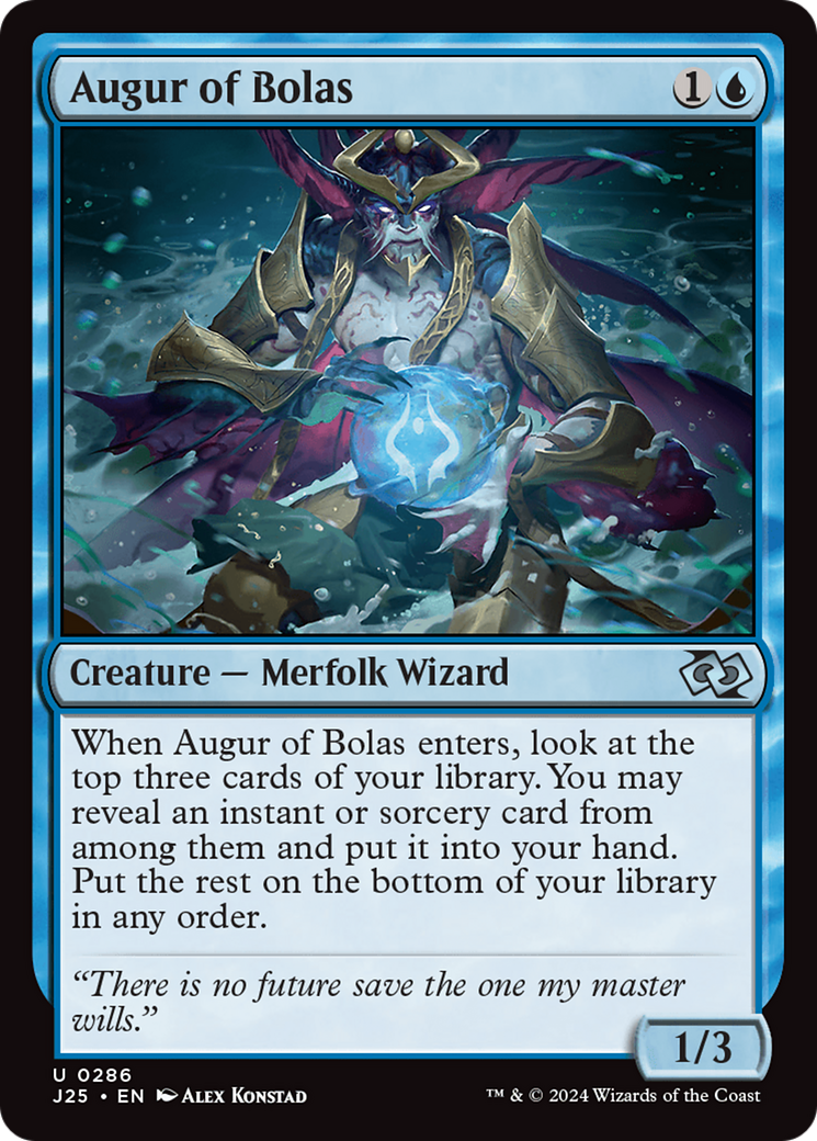Augur of Bolas [Foundations Jumpstart] | Odin's Place