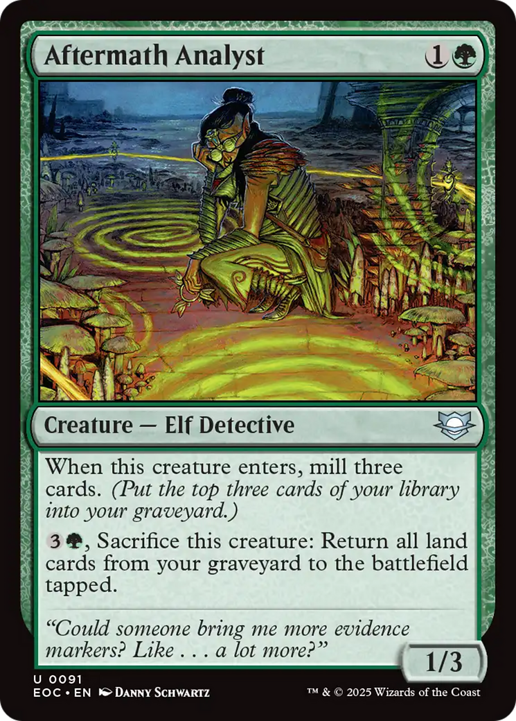 Aftermath Analyst [Edge of Eternities Commander] | Odin's Place