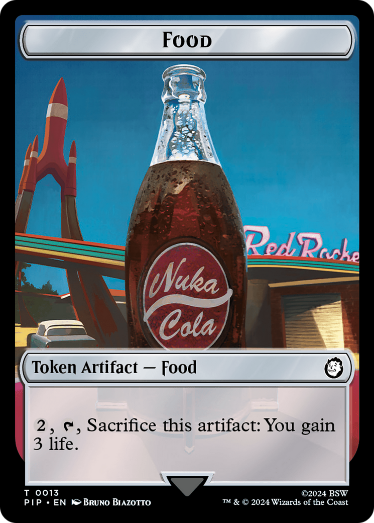Food (0013) // Wasteland Survival Guide Double-Sided Token [Fallout Tokens] | Odin's Place
