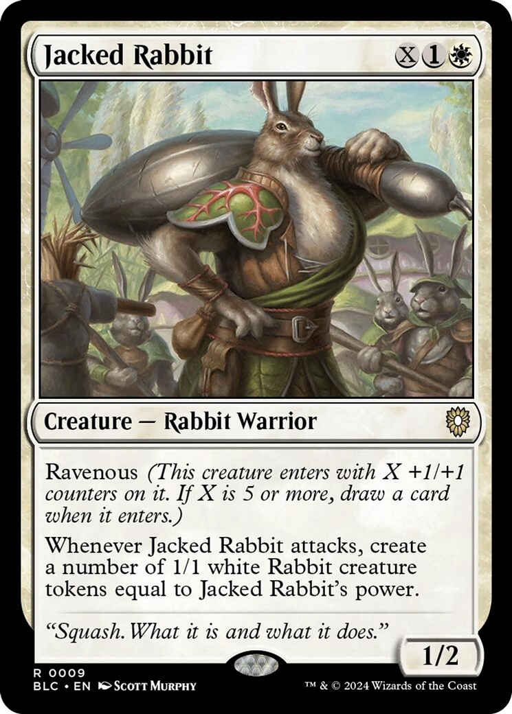 Jacked Rabbit [Bloomburrow Commander] | Odin's Place