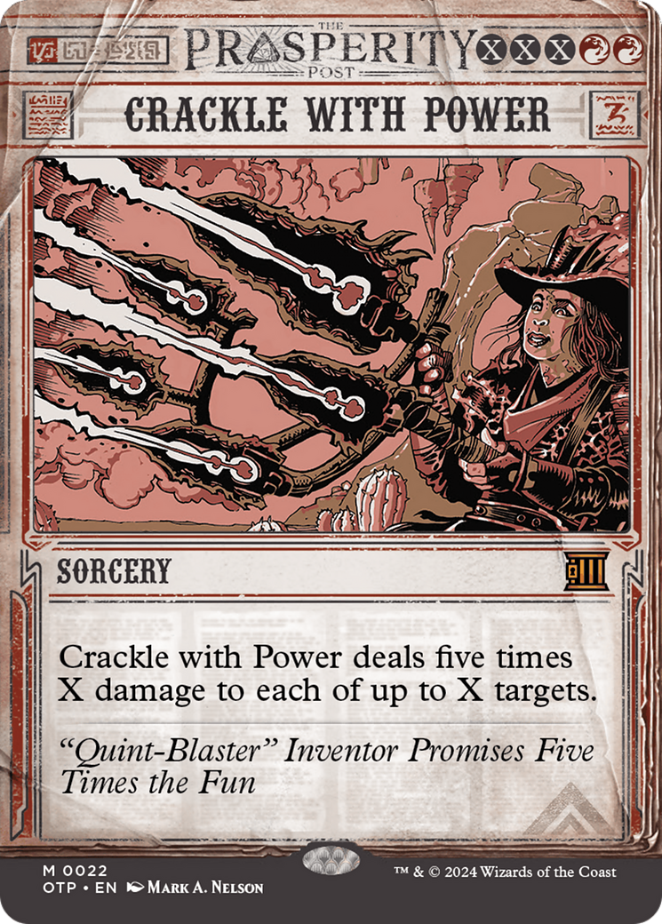 Crackle with Power [Outlaws of Thunder Junction: Breaking News] | Odin's Place