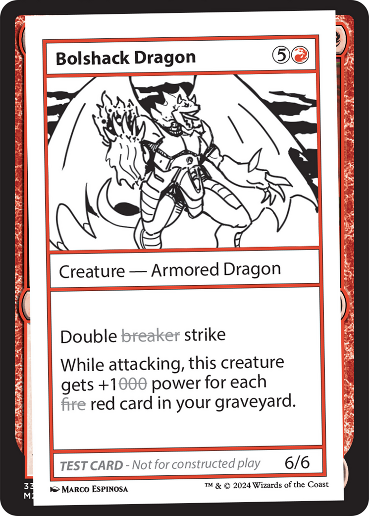 Bolshack Dragon [Mystery Booster 2 Playtest Cards] | Odin's Place