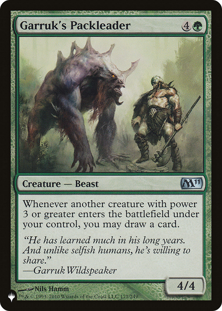 Garruk's Packleader [The List] | Odin's Place