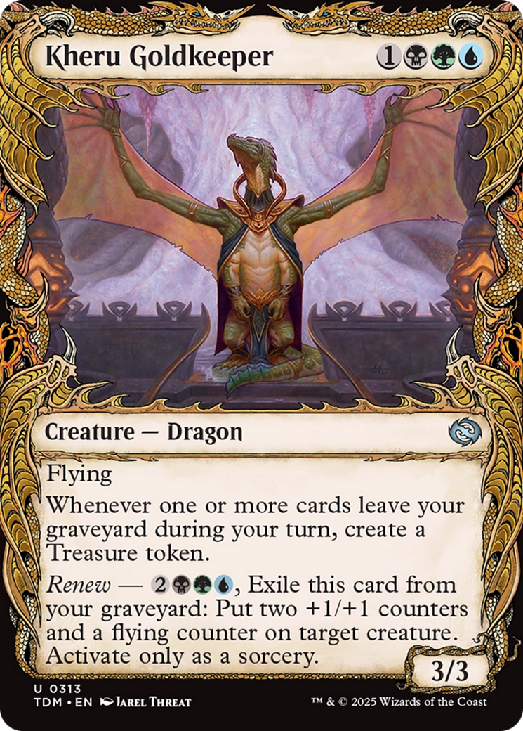 Kheru Goldkeeper (Showcase) [Tarkir: Dragonstorm] | Odin's Place