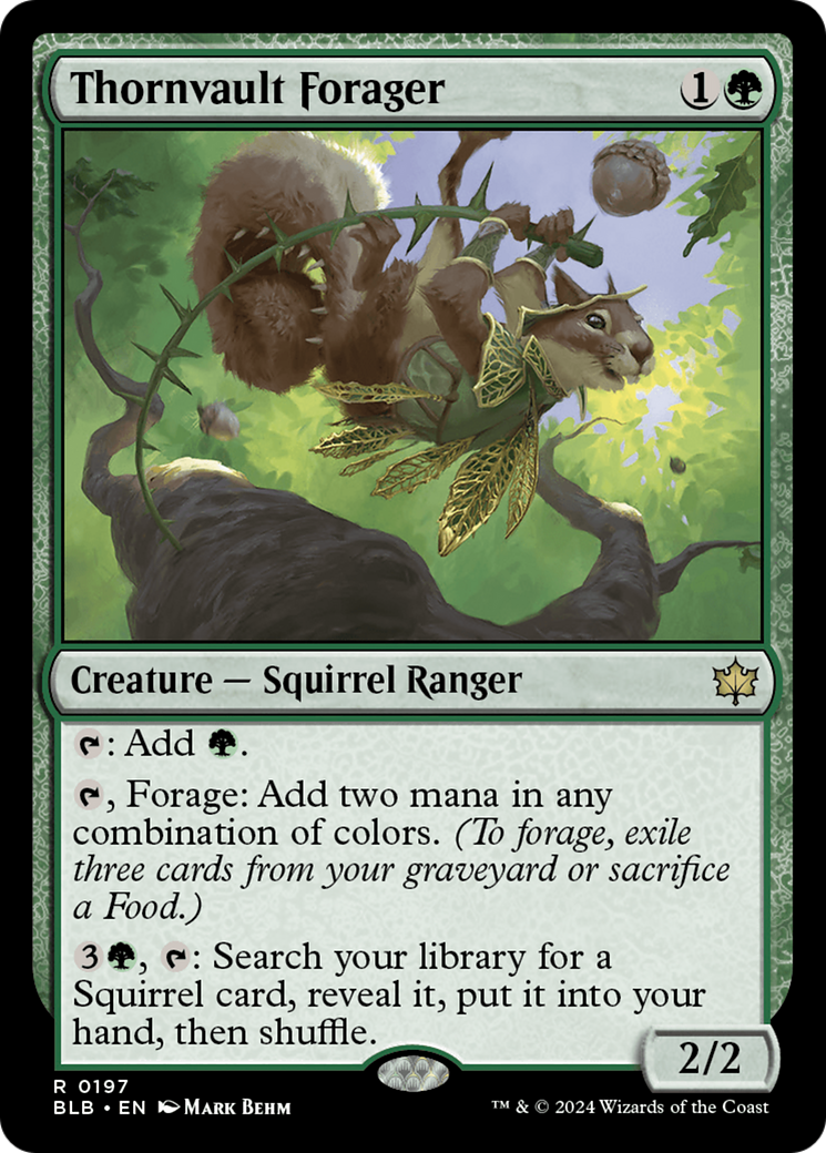 Thornvault Forager [Bloomburrow] | Odin's Place