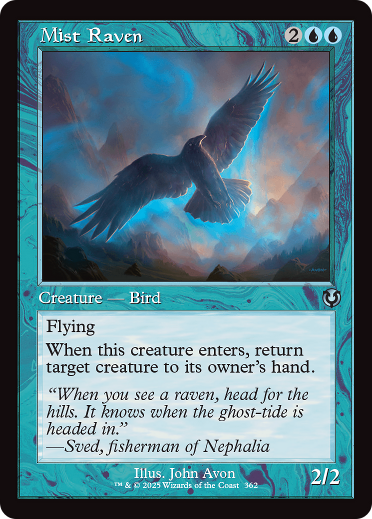 Mist Raven (Retro Frame) [Innistrad Remastered] | Odin's Place