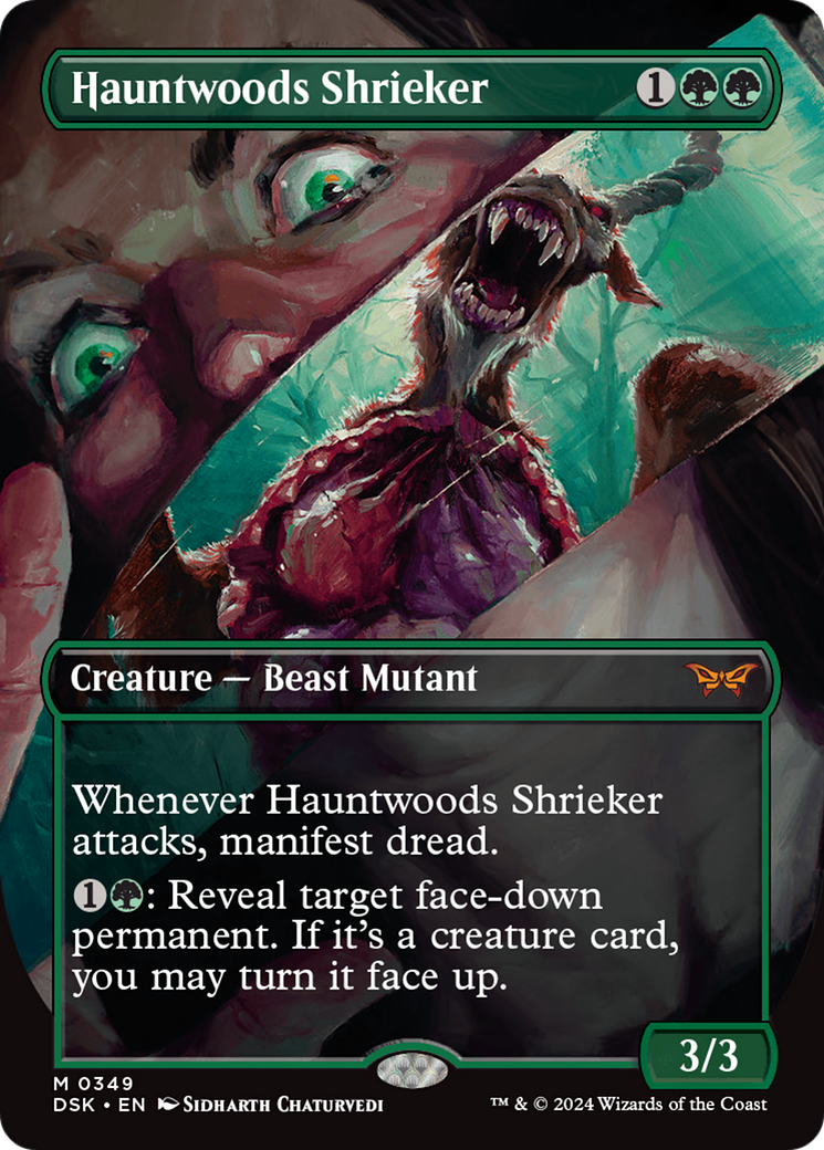 Hauntwoods Shrieker (Borderless) [Duskmourn: House of Horror] | Odin's Place