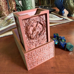Folding Dragon Dice Tower & Storage | TTRPG, D&D, TCG, CoC | Odin's Place