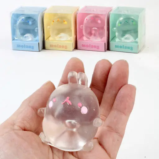 Popcorn Fancy Korea Molang Clear Mochi Squishy Fidget Toy | Odin's Place