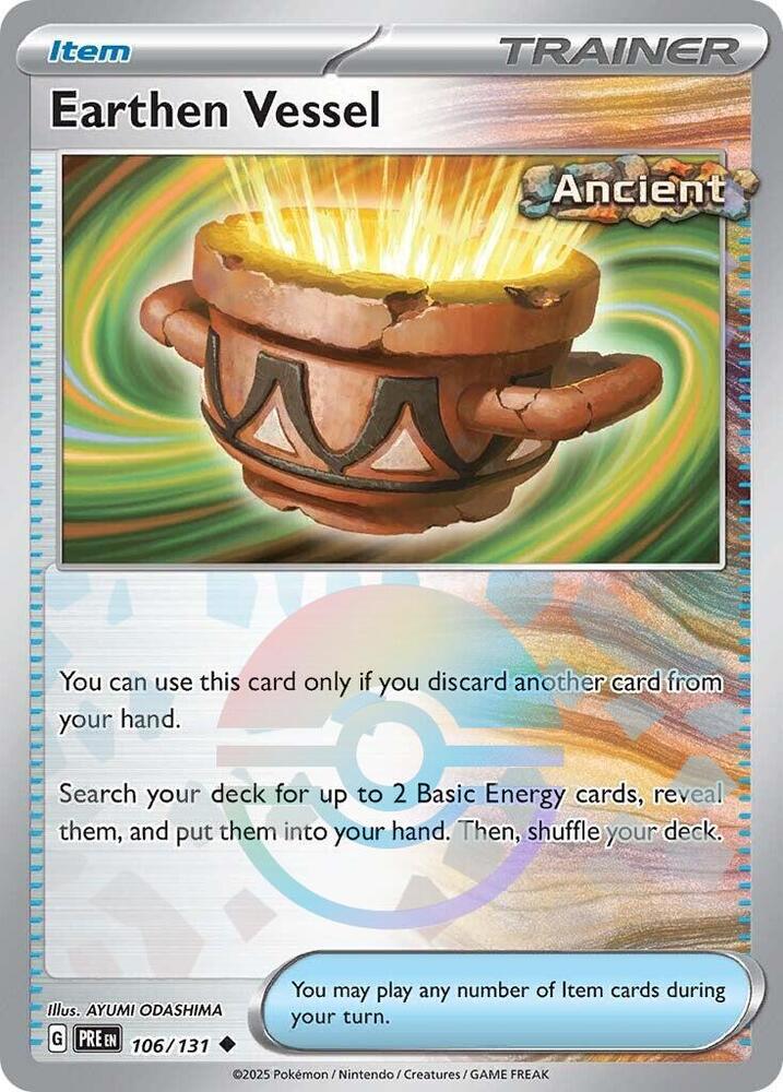 Earthen Vessel (106/131) (Poke Ball Pattern) [Scarlet & Violet: Prismatic Evolutions] | Odin's Place