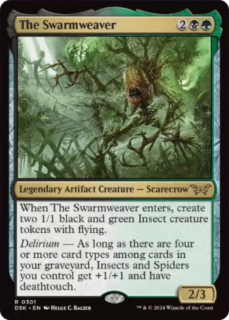 The Swarmweaver (0301) [Duskmourn: House of Horror] | Odin's Place