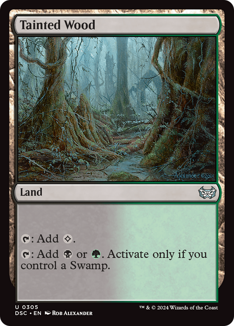 Tainted Wood [Duskmourn: House of Horror Commander] | Odin's Place