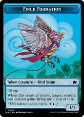 Rabbit // Finch Formation Double-Sided Token [Bloomburrow Tokens] | Odin's Place
