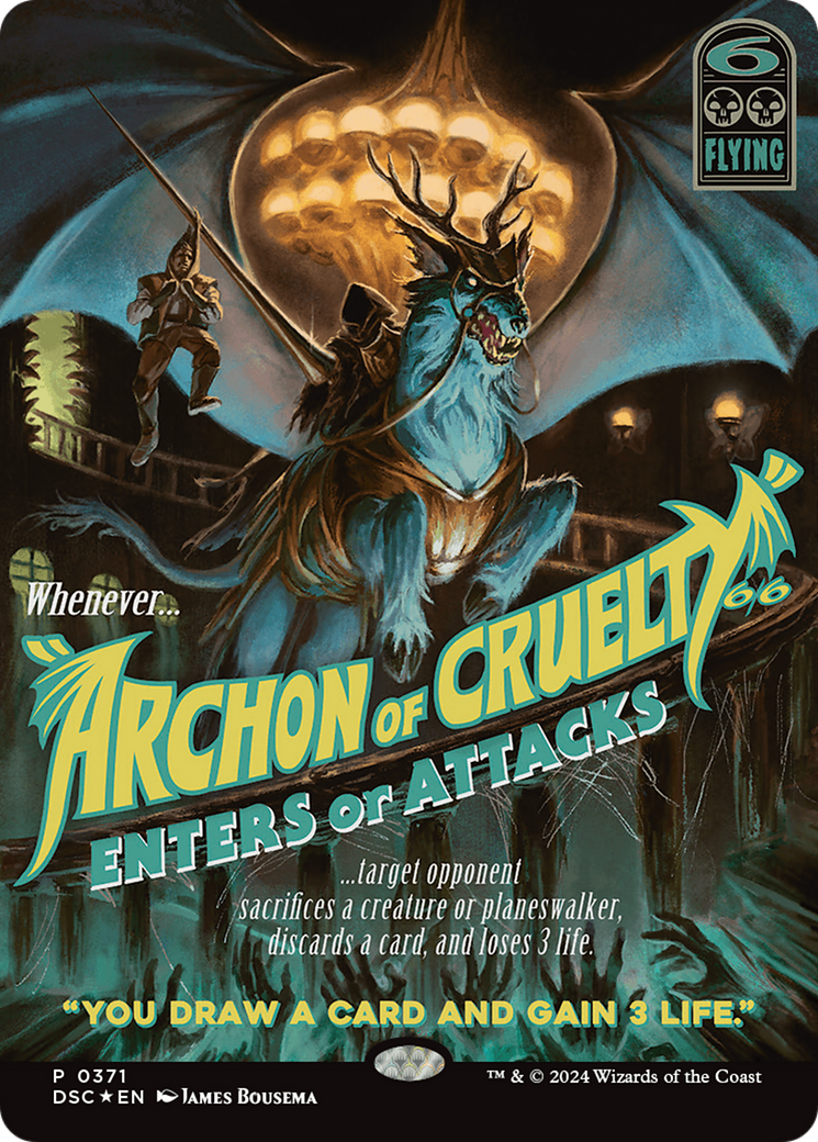 Archon of Cruelty (Showcase) [Duskmourn: House of Horror Commander] | Odin's Place