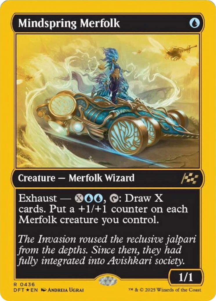 Mindspring Merfolk (First-Place Foil) [Aetherdrift] | Odin's Place