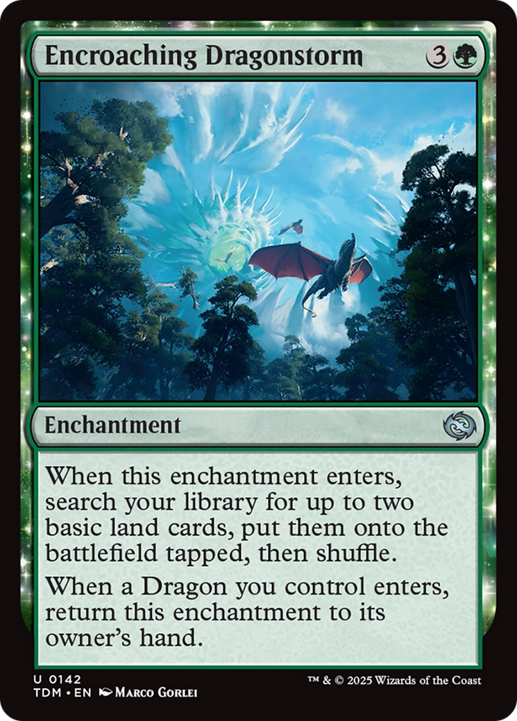 Encroaching Dragonstorm [Tarkir: Dragonstorm] | Odin's Place