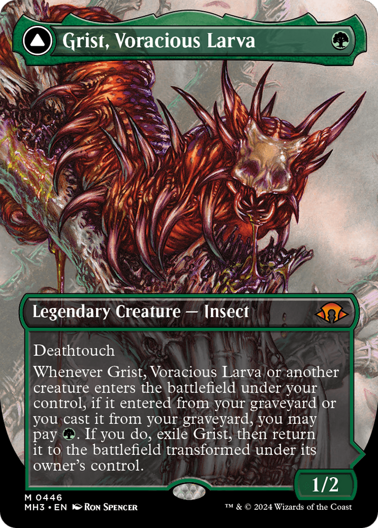 Grist, Voracious Larva // Grist, the Plague Swarm (Borderless) [Modern Horizons 3] | Odin's Place