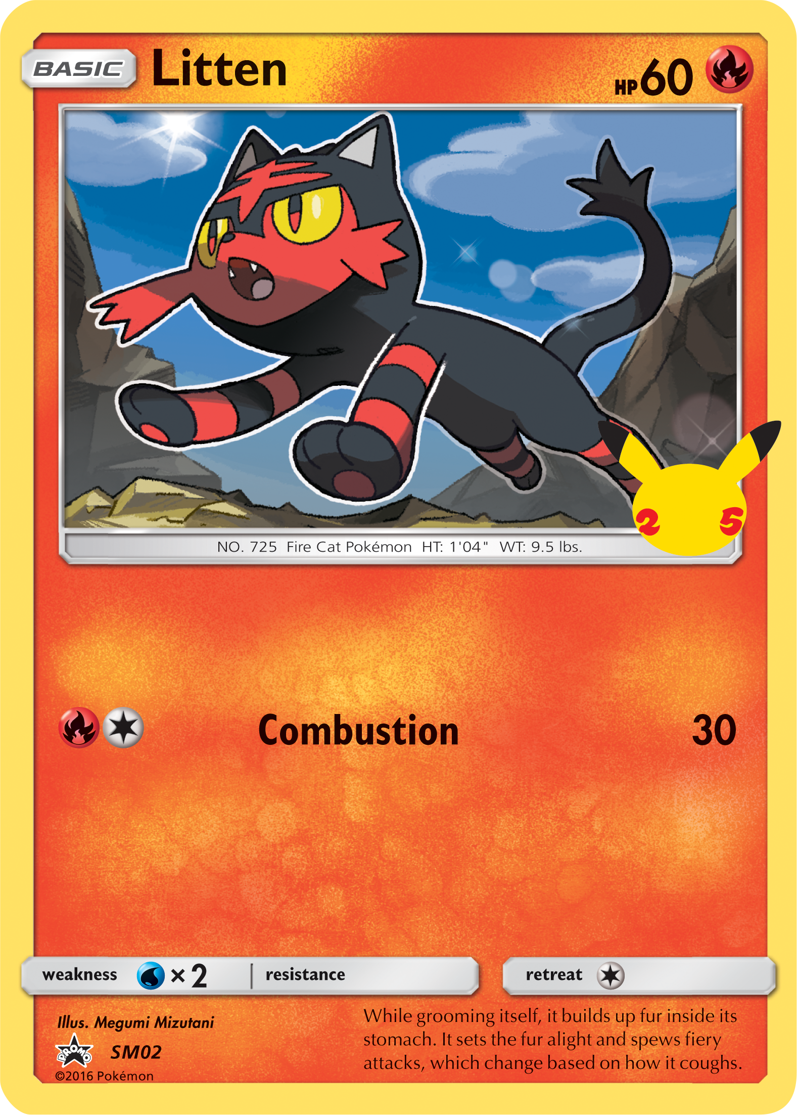 Litten (SM02) (Jumbo Card) [First Partner Pack] | Odin's Place