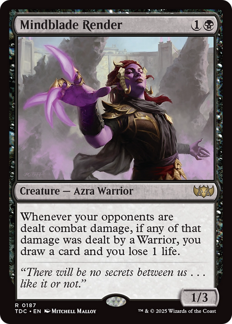Mindblade Render [Tarkir: Dragonstorm Commander] | Odin's Place