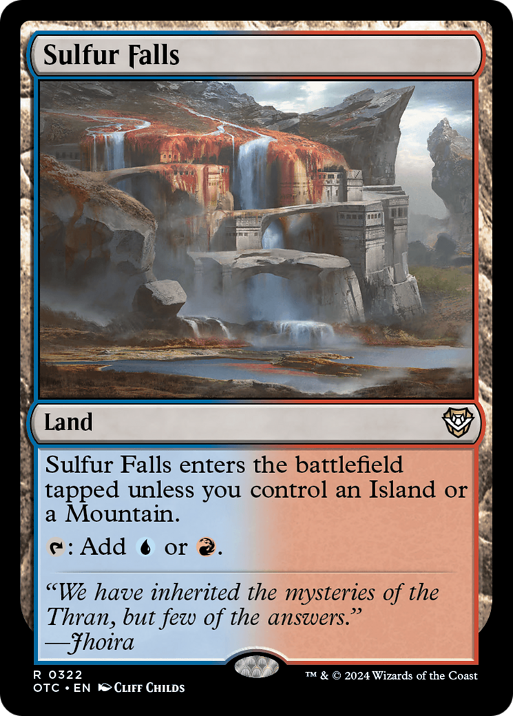 Sulfur Falls [Outlaws of Thunder Junction Commander] | Odin's Place