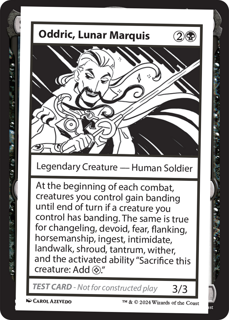Oddric, Lunar Marquis [Mystery Booster 2 Playtest Cards] | Odin's Place