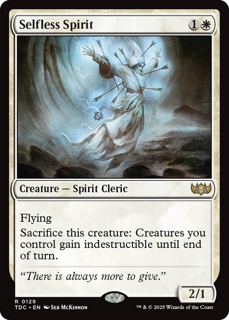 Selfless Spirit [Tarkir: Dragonstorm Commander] | Odin's Place