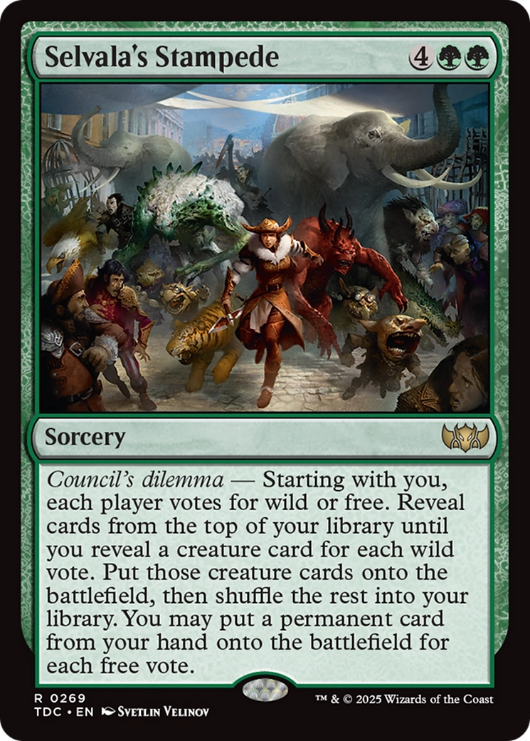 Selvala's Stampede [Tarkir: Dragonstorm Commander] | Odin's Place
