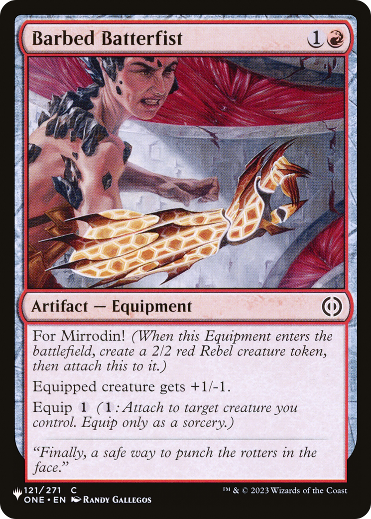 Barbed Batterfist [The List] | Odin's Place