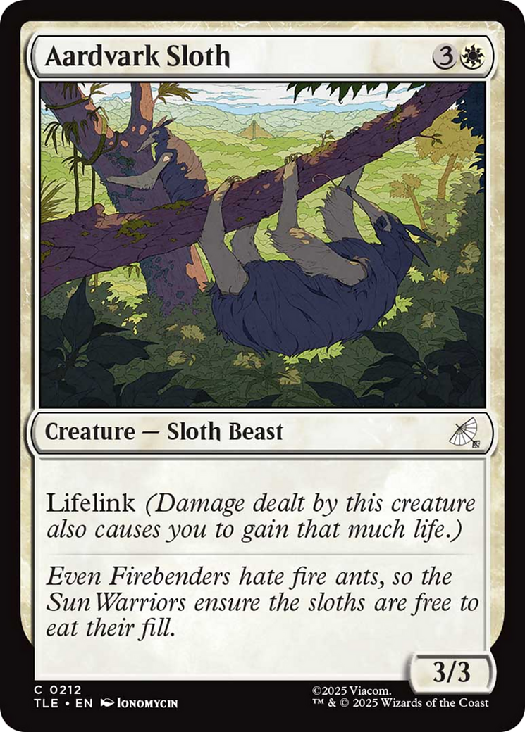 Aardvark Sloth [Avatar: The Last Airbender: Eternal-Legal] | Odin's Place
