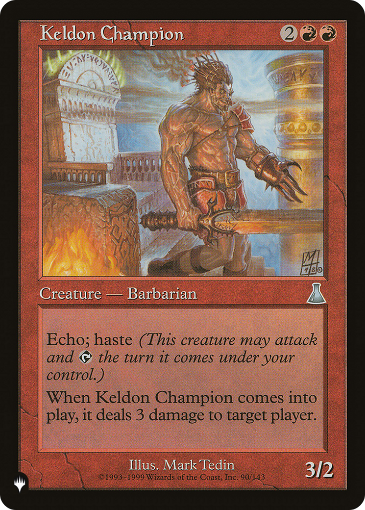 Keldon Champion [The List] | Odin's Place