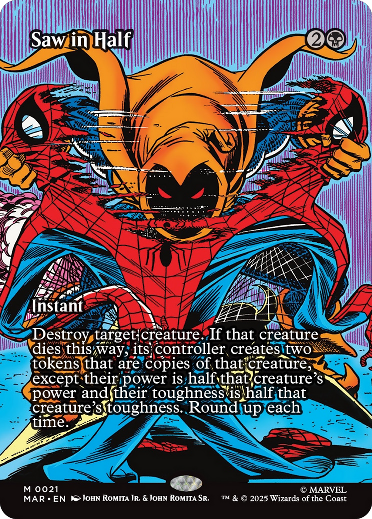 Saw in Half (Borderless) [Marvel's Spider-Man: Eternal-Legal] | Odin's Place