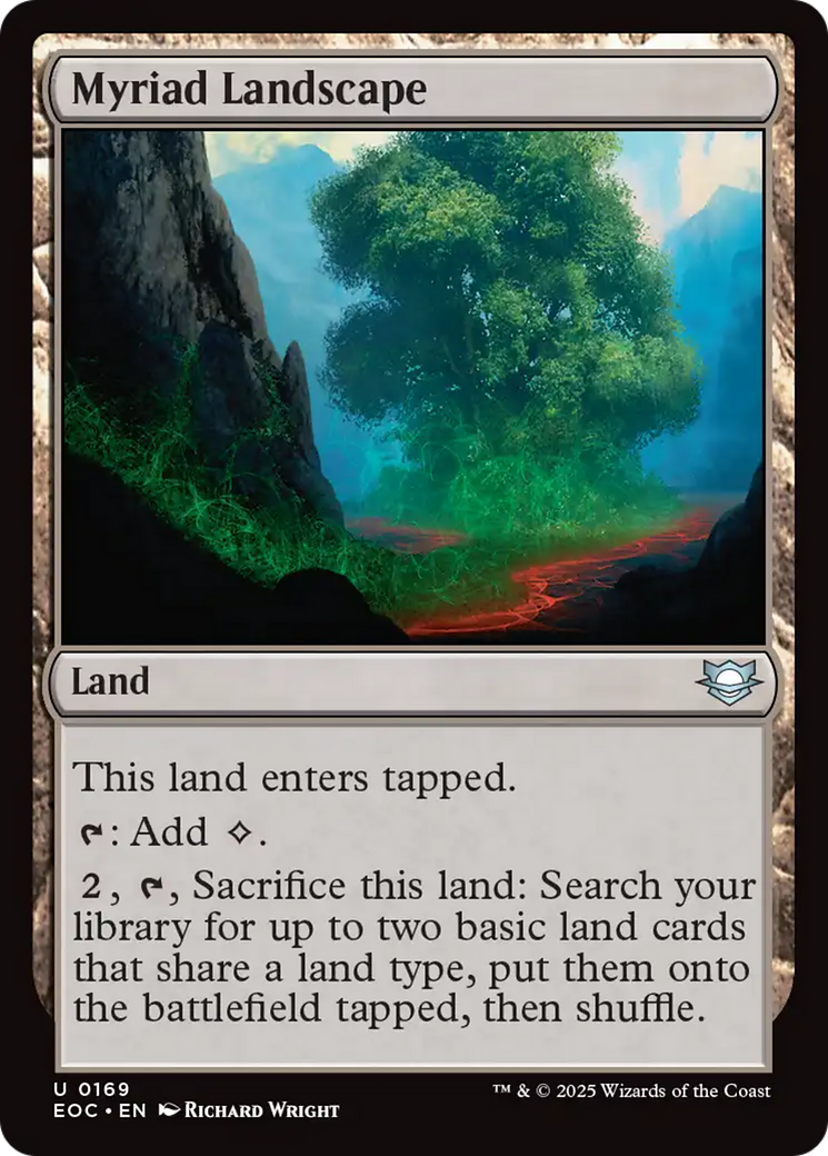 Myriad Landscape [Edge of Eternities Commander] | Odin's Place